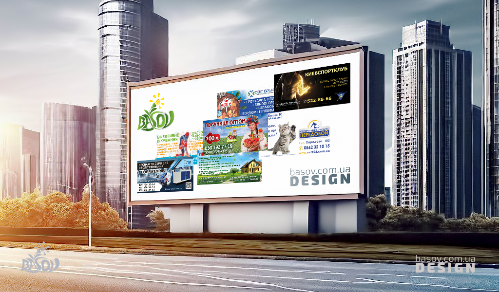 Розробка дизайну білборду