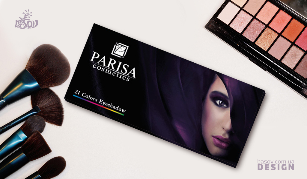 Упаковка косметики туш для вій розробка дизайну.