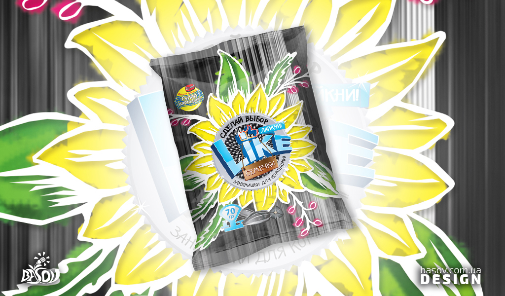 Упаковка насіння Like Розробка дизайну