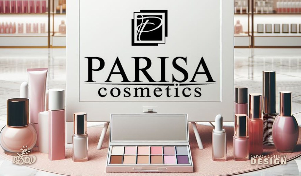 Логотип Parisa cosmetics Розробка дизайну