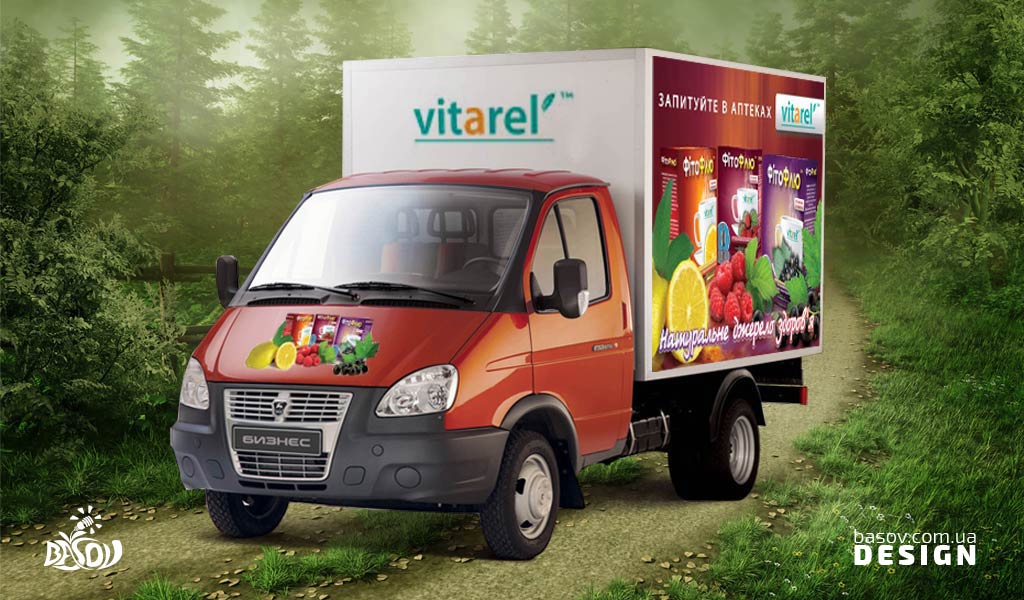 Дизайн Vitarel вантажівки